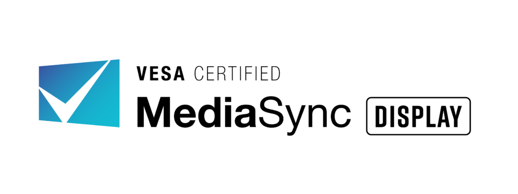 VESA Certified MediaSync Display logo